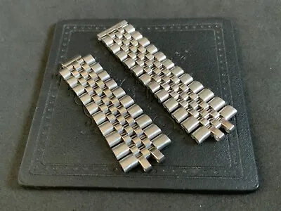 Vintage SS Folded Jubilee Bracelet Segments Part For 6251H 20MM Bracelet • $69.90