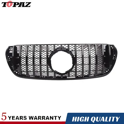 Black Front Upper Grille Grill For Mercedes Benz X-Class 2018 2019 2020 • $324.53