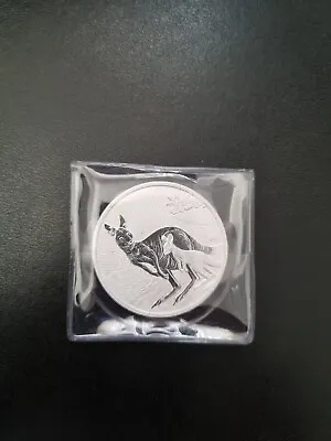 2023 2oz Silver Mother And Baby Kangaroo Piedfort Perth Mint Silver Bullion Coin • $110
