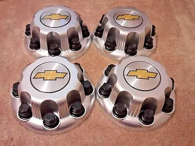 4pcs 2000-2008 Chevy 2500 Truck Van 16  8 LUG SILVER MATTE WHEEL Center   Caps • $59.99