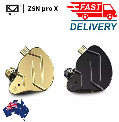 [Fast Shipping] KZ ZSN PRO X IEM 1BA+1DD Hybrid Technology HIFI In Ear Earphone • $67.41