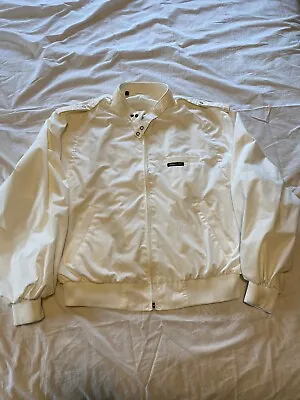 Vintage Members Only Jacket Men’s Size 46 Large White 80s • $21