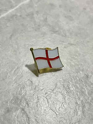 ST GEORGES DAY England Flag Enamel Pin - Daffodil Badge Pins England New Sealed • £3.79