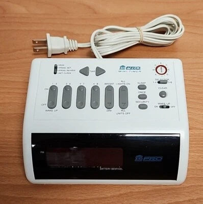 $39.85 • Buy X-10 Pro Powerhouse Programmable Control Center Mini Timer White PHT02