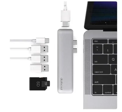 Dodocool  7-in-1 Multiport Hub With Dual USB-C Connectors For Mac Book • $12.98