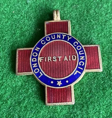 1925 - LONDON COUNTY COUNCIL FIRST AID MEDAL  : Thom FATTORINI • £7.99