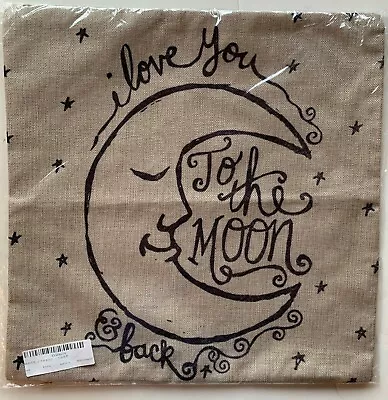 I Love You To The Moon And Back Pillow Cover • $15