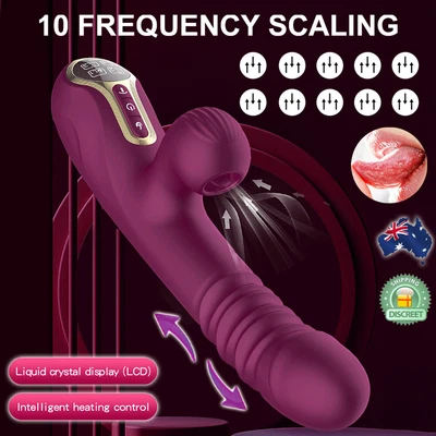 $49.95 • Buy Thrusting Heating Rabbit Vibrator G-Spot Dildo Massager Sex Toys For Women Adult
