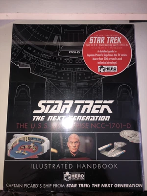 £3 • Buy Egalemoss  Star Trek  Handbook USS Enterprise D Sealed