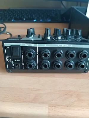 £4.20 • Buy 8 Channel Stereo Micro Mixer - 8 Mic Inputs And 2 Outputs 