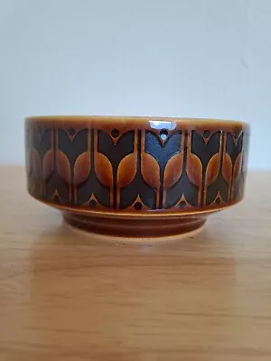Hornsea Heirloom Brown Soup Cereal Bowl Straight Sided Abstract Retro 70s Design • £6.35