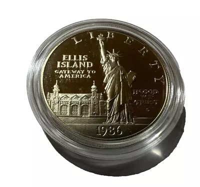 1986 P Silver Liberty Ellis Island Coin • $30.99