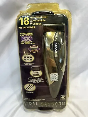 Hair Clippers Vidal Sassoon Professional Adjustable Complete Grooming Kit • $24.97