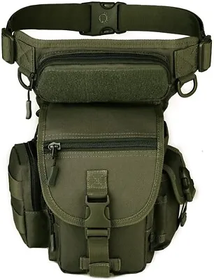 WALKING MAN Tactical Drop Leg Bag Thigh Utility Waist Pouch Military Fanny Pack • $19.95