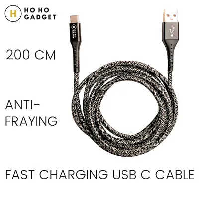 USB-C Type C Fast Charging & Sync Cable 2M For Google Pixel Samsung S22 Ultra • $5.45