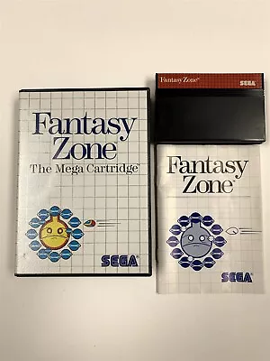 Fantasy Zone - Sega Master System - Complete In Box CIB • $59.99