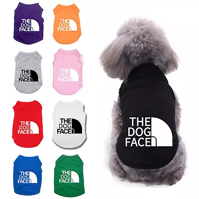 £5.75 • Buy Pet Dog Cat T-Shirt Vest Clothes Puppy Summer Top Vest Coat Outfit Costume