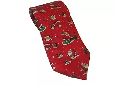 Christmas Tie Special Ties Hallmark Golfing Santa Tacky Tie Crazy Tie. • $8.49