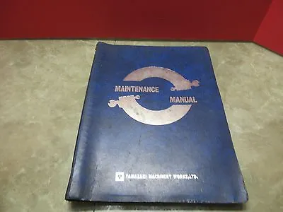 Mazak Mazatrol M1 Maintenance Manual Vertical Mill Center Vqc-20/40 20/50 • $59.99