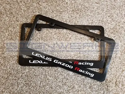 Lexus Gazoo Racing License Plate Frame RC-F IS-F F Sport Racing 2 Colors - Pair • $26.99