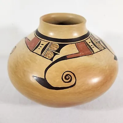 $649.97 • Buy Vintage Hopi Poly Chrome 9x7 Pottery Bowl By Priscilla Namingha Nampeyo C1970s