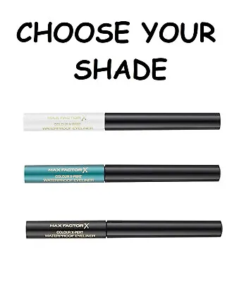 Max Factor Colour X-Pert Waterproof  Metallic Eyeliner - Choose Your Shade • £2.99