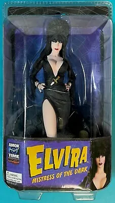 Elvira Mistress Of The Dark Amok Time Cult Horror 7-Inch Figure Rare🌟✅SEALED✅🌟 • $179.99