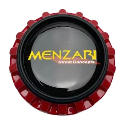 Menzari Red Snap In Wheel Center Cap 465-CAP-UP • $29.99