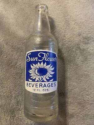 Vintage Sunflower Beverages Acl Soda Bottle By Tip Bottling Co Norton VA. LGW • $49.99