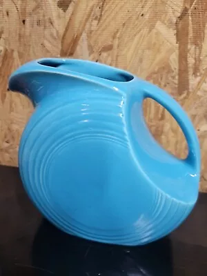 Vintage Fiesta Turquoise Water Disc Pitcher Fiestaware  • $74.99