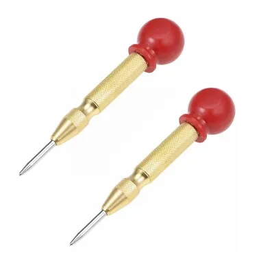 2 X Automatic Center Punch Adjustable Spring Loaded Metal Drill TooL N607 • $8.80