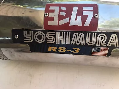 Hayabusa Gen 1 2001 Yoshimura Rs-3 Exhaust System In Storage Since 2014 G/cond • $299