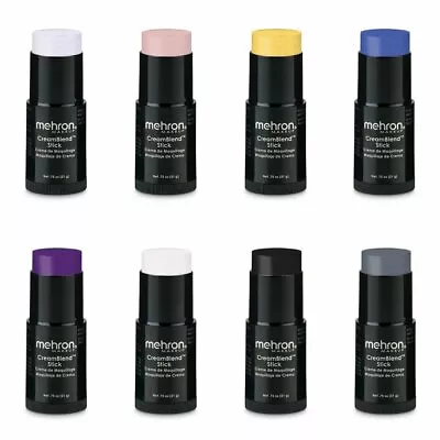 Mehron CreamBlend Stick Face & Body Makeup Cream Stick Costume - All Colors • $12.95