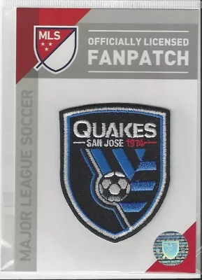 San Jose Earthquakes MLS Soccer Patch 2 1/4 X3  Sew On Iron On Official Futball  • $12.95