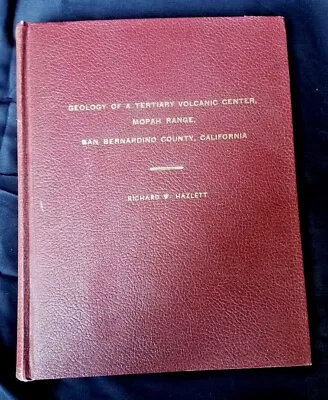 Dissertation - Geology Of A Tertiary Volcanic Center Mopan Range - Hazlett  • $35