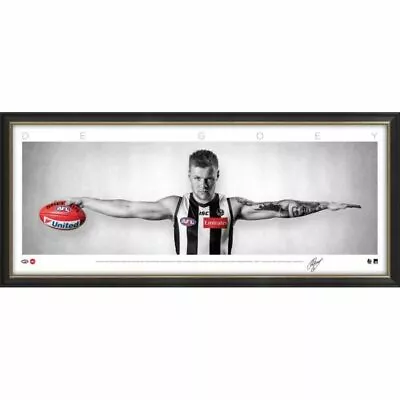 Jordan De Goey Collingwood Magpies Signed Framed Poster Daicos Afl Memorabilia • $164.99