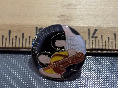 Vintage Van Halen Round Metal Hat/lapel/jacket  Pin New Old Stock • $9.99