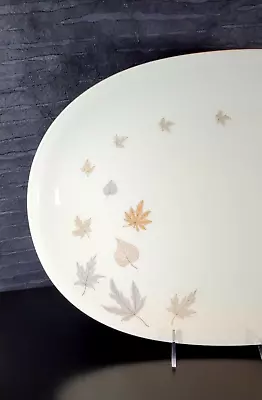 H&C  Selb Bavaria Heinrich Spessart 16  Platter Gold And Silver Leaves • $32.95