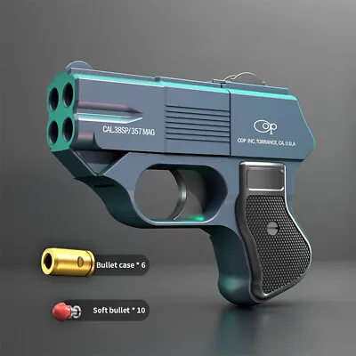£27.59 • Buy Police Game Soft Bullet Pistol Model Foam Darts Shell Ejecting Blaster Toy Gun