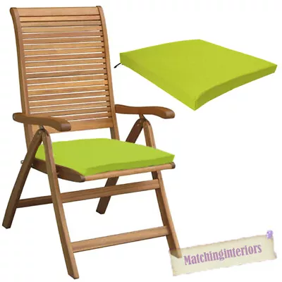 £14.97 • Buy Lime Outdoor Indoor Home Garden Chair Floor Seat Cushion Pads ONLY Multipacks