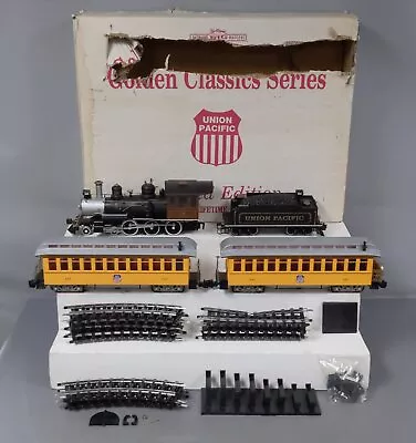 Bachmann 90996 Union Pacific Golden Classics G Gauge Steam Train Set/Box • $121.99