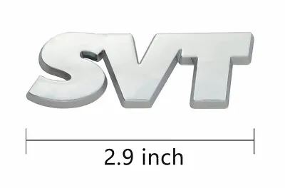 One Pc SVT Emblem Rear Trunk Lid Badge For 1993-2004 Mustang Cobra M-1447-SVT • $13.99