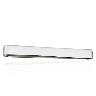 Sterling Silver Men's Tie Clip Blank Bar - 6.5mm X 57 Genuine 925 Silver Gift • $34