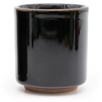 Japanese Ceramic Tea & Coffee Cup - Black Kuro Ame Glaze • £14.95