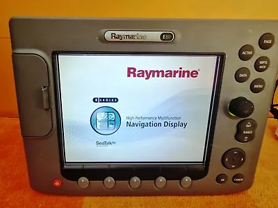 Raymarine E80 Chart Plotter Turn On Working But Sold As Spares Or Repair . • £249