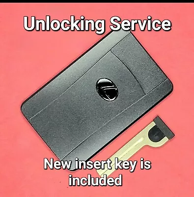 Unlocking Service Lexus Keyless Smart Card Key  New Inert Key - Read Description • $39.99