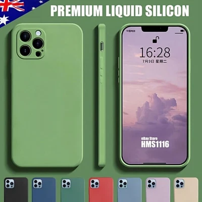 $9.90 • Buy IPhone 15 14 12 11 13 Pro Max Case X XR Mini Plus Shockproof Silicone Back Cover
