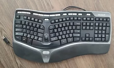 Microsoft Natural Ergonomic Keyboard USB Wired 4000 V1.0 KU-0462 • $20