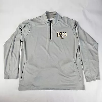Champion LSU Tigers Jacket Mens Adult Large 1/4 Zip Louisiana State University • $23.09