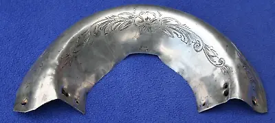 Vtg Visalia Sterling Silver Western Saddle Pommel Cover Concho • $599